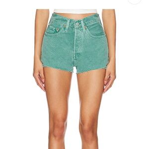 501 Original Short in Dusty Beryl Green LEVI'S